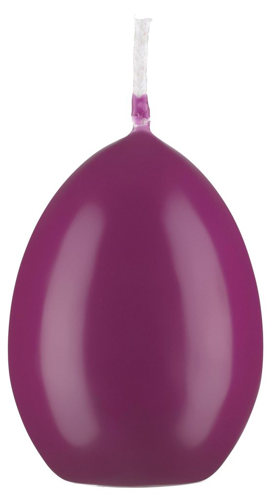 Maxi Eikerzen, Straußenei Brombeere 140 x Ø 100 mm, 6 Stück