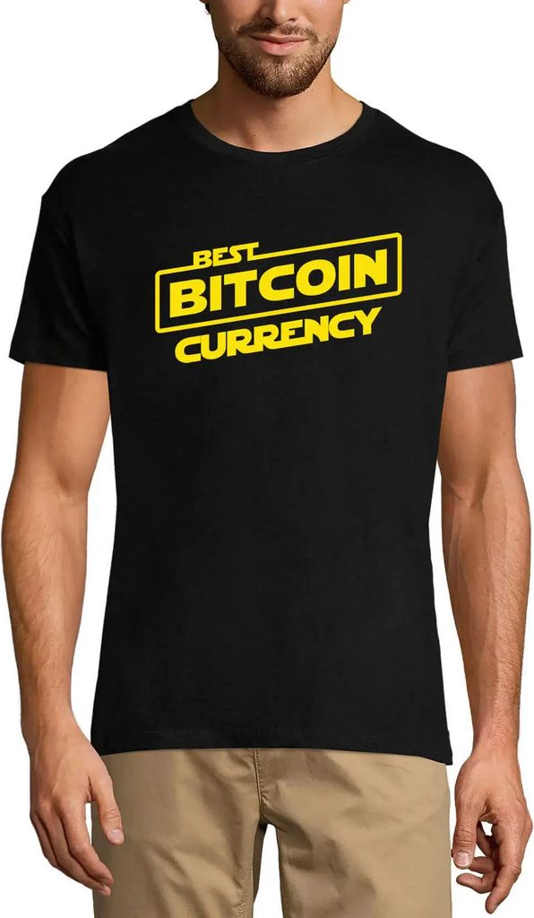 Herren Grafik T-Shirt Beste Bitcoin-Währung - Blockchain-Währung – Best Bitcoin Currency - Blockchain Currency – Öko-Verantwortlich Vintage ...