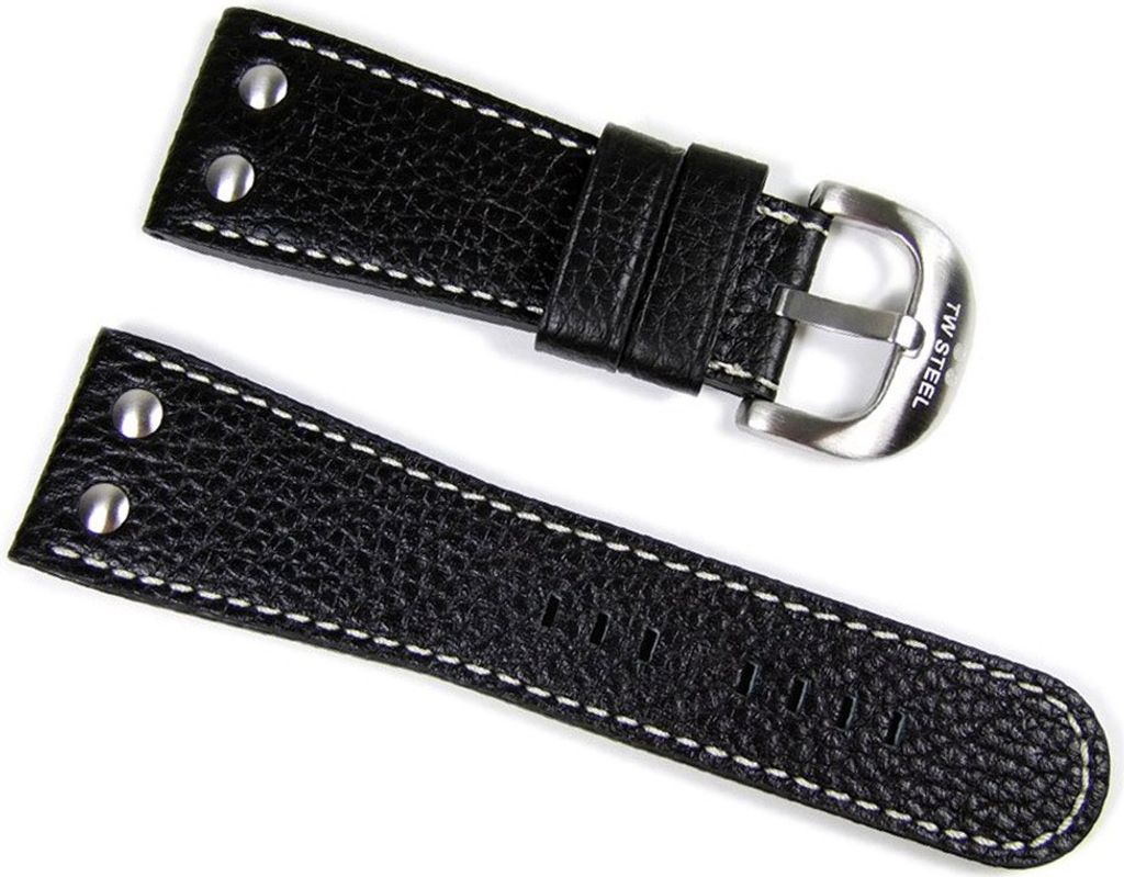 TW STEEL Goliath Herren | Uhrenarmband 30mm schwarz TWB70
