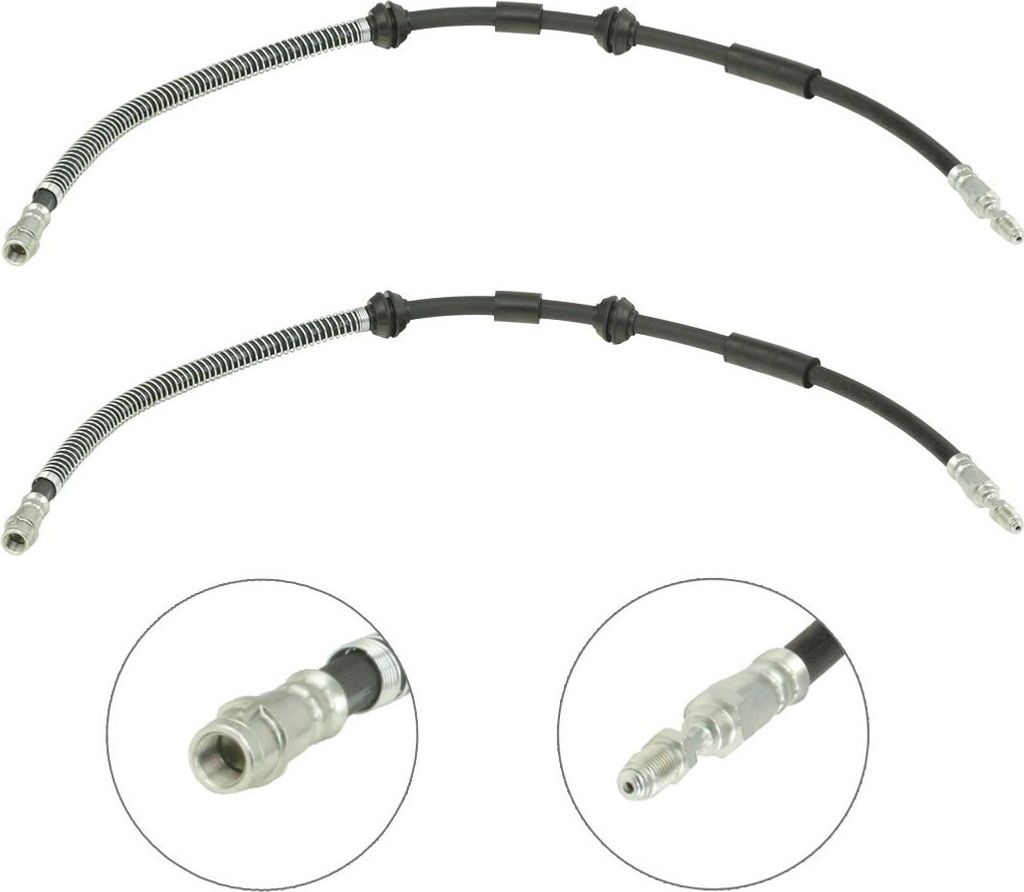 RIDEX 83B1021 Bremsschlauch Vorne für VW Touareg (7LA, 7L6, Produktbild 