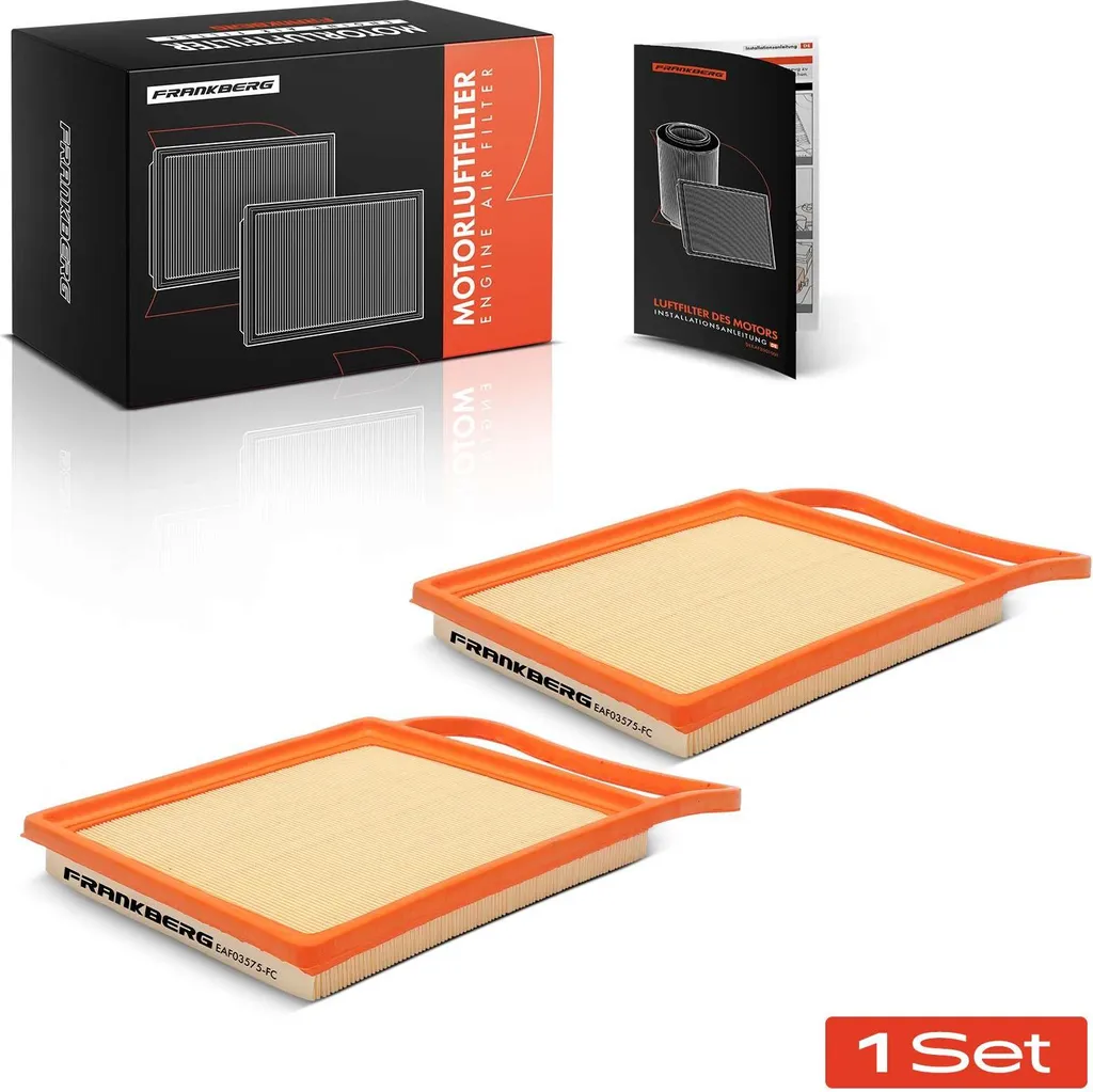 Kit 2 Filtres à Air pour Entretien Volkswagen Polo 9N et Skoda Fabia