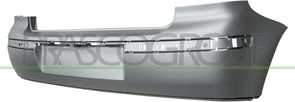 PRASCO Heckstoßstange Stoßfänger Hinten für VW POLO (9N) Polo Limousine (9A4, 9A2, 9N2, 9A6)