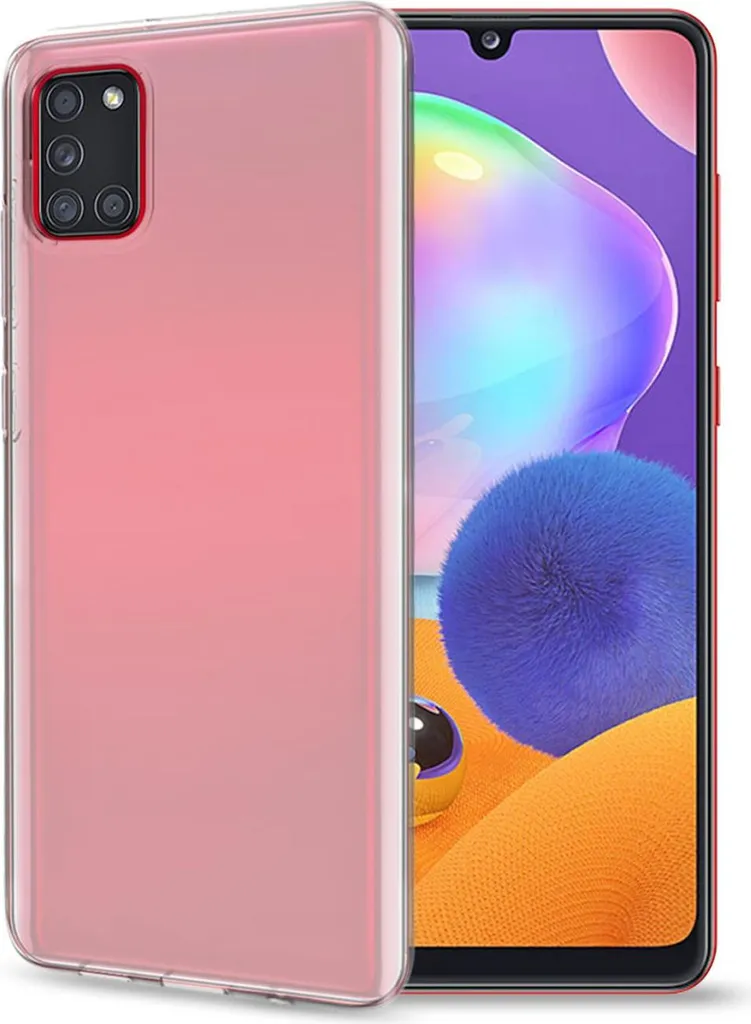 Custodia Celly GELSKIN915 Trasparente 6.4 Pollici per Samsung A31