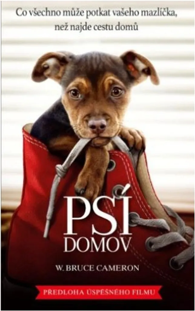 Livre Psí domov de W. Bruce Cameron en version tchèque broché original