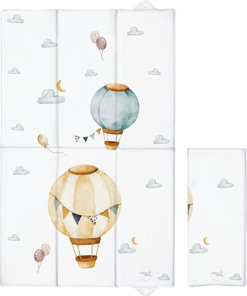 Faltbare Wickelauflage 80x50 Ballons, Ceba Baby
