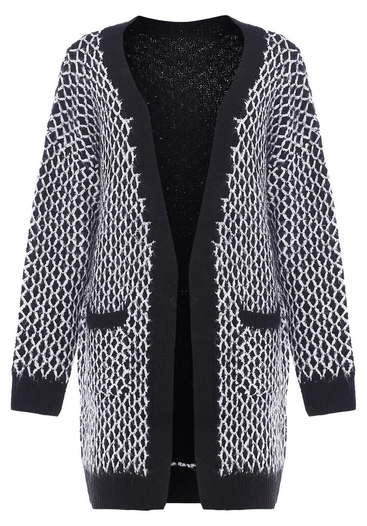 ALBEE damen strickjacke - schwarz weiss ALBEE damen Produktbild 