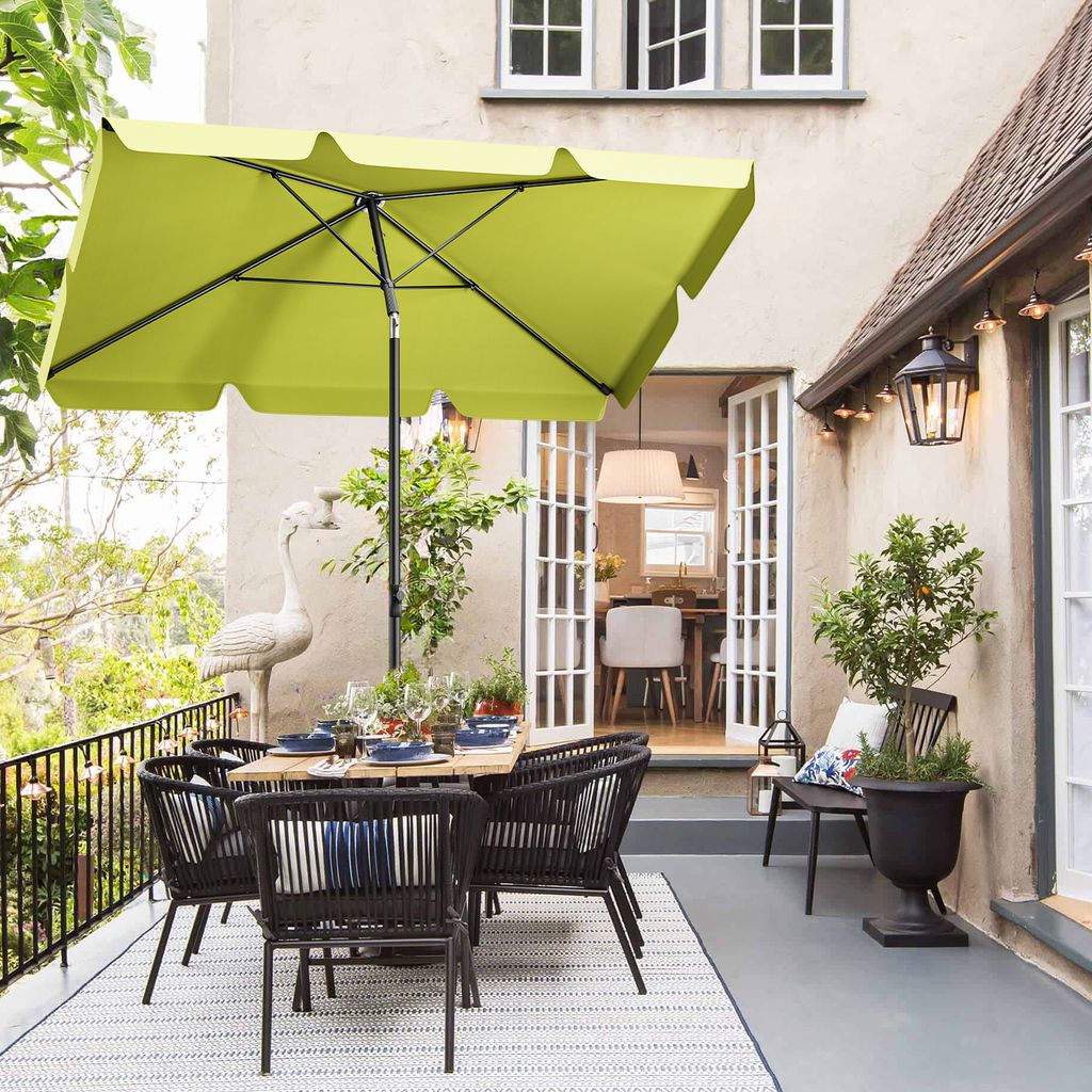 Sekey Sonnenschirm Balkon Rechteckig 200×125 cm Produktbild 