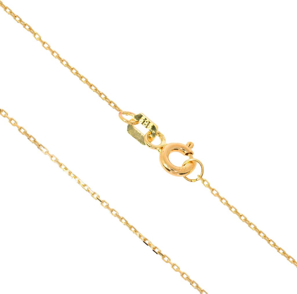 585er Collier mit Nazar Auge Zirkonia Anhänger Ø 10 mm Produktbild 