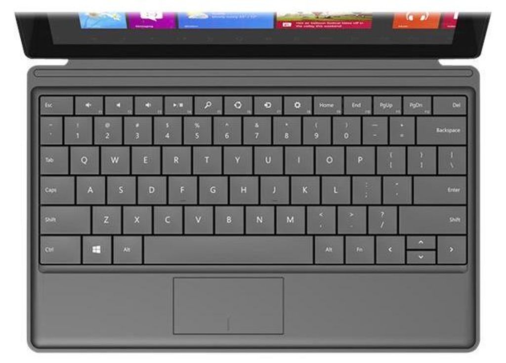 Microsoft Surface Keyboard Bluetooth AT/DE Gray
