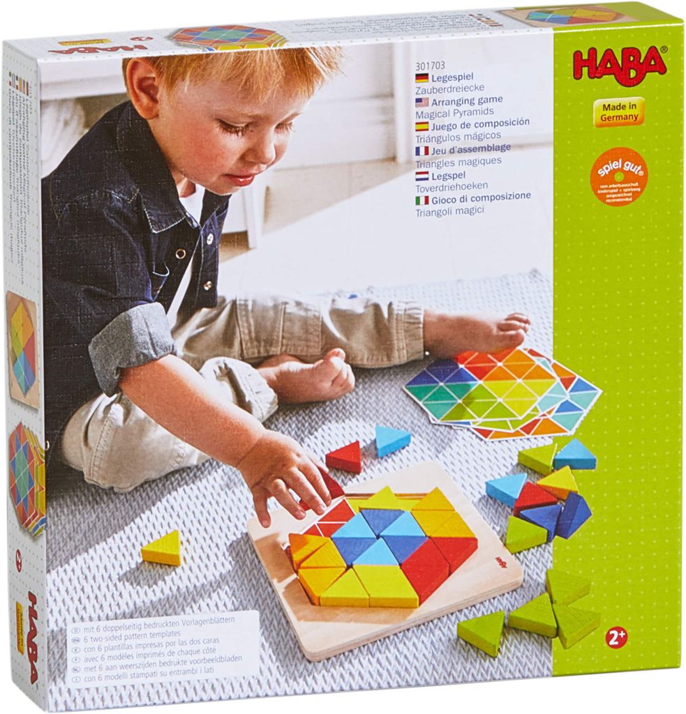 HABA Kleinkindwelt Legespiel Zauberdreiecke 1301703001 Produktbild 