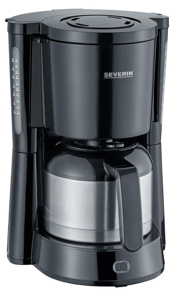 Caffettiera con filtro isolato in acciaio inossidabile da 8 Immagine del prodotto 