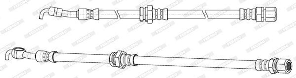 FERODO FHY3113 Bremsschlauch für CHEVROLET NUBIRA Kombi für DAEWOO LACETTI Schrägheck (KLAN)