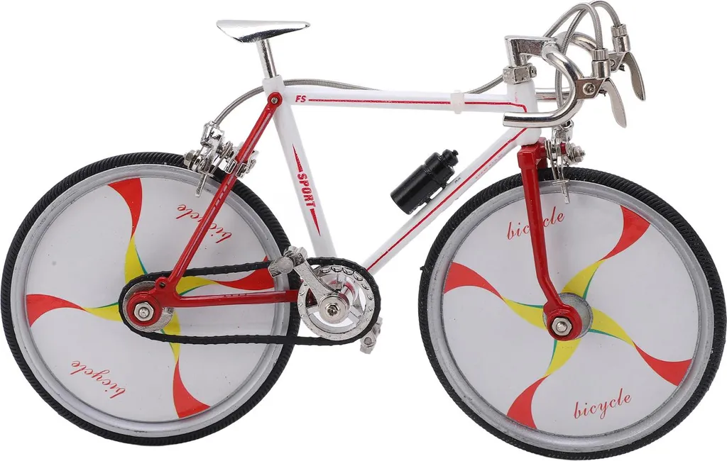 Vélo miniature de collection en alliage, modèle réduit haute simulation - 2