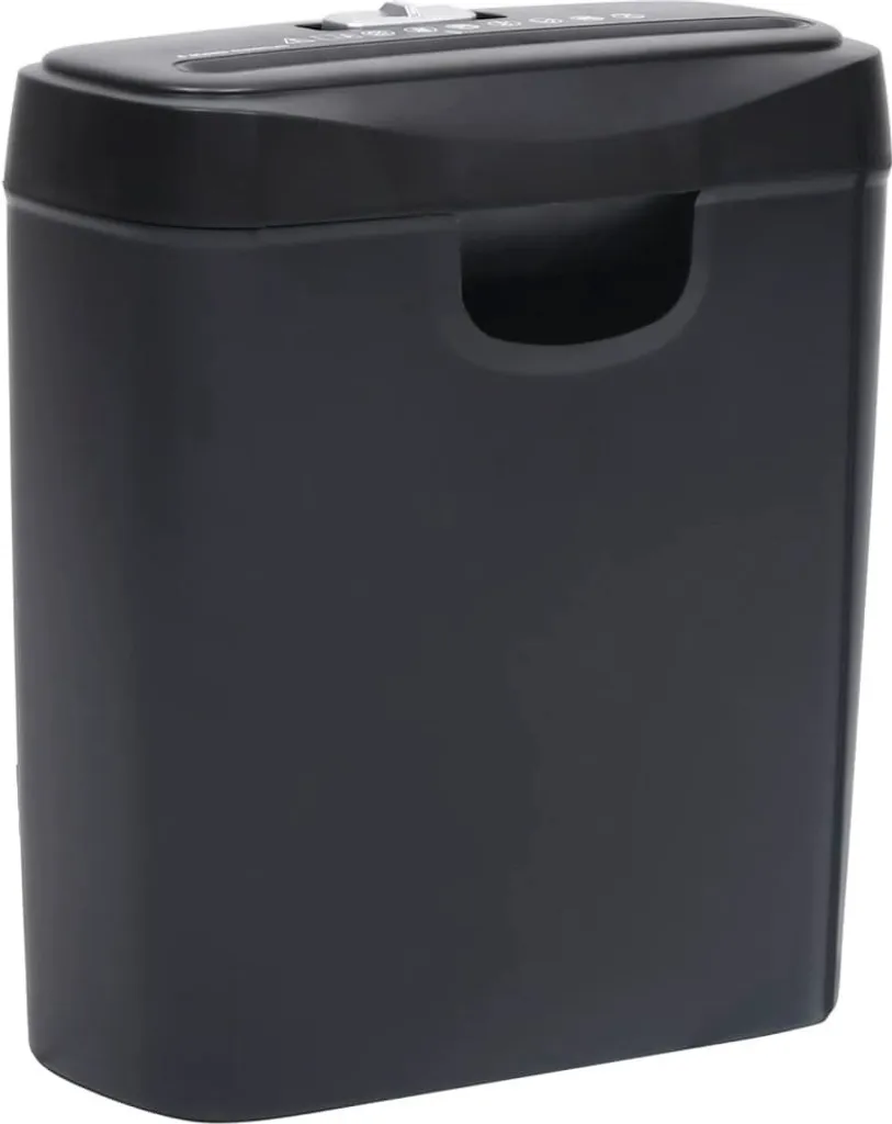 Déchiqueteuse de papier pour bureau à domicile 6 feuilles coupe bandes
