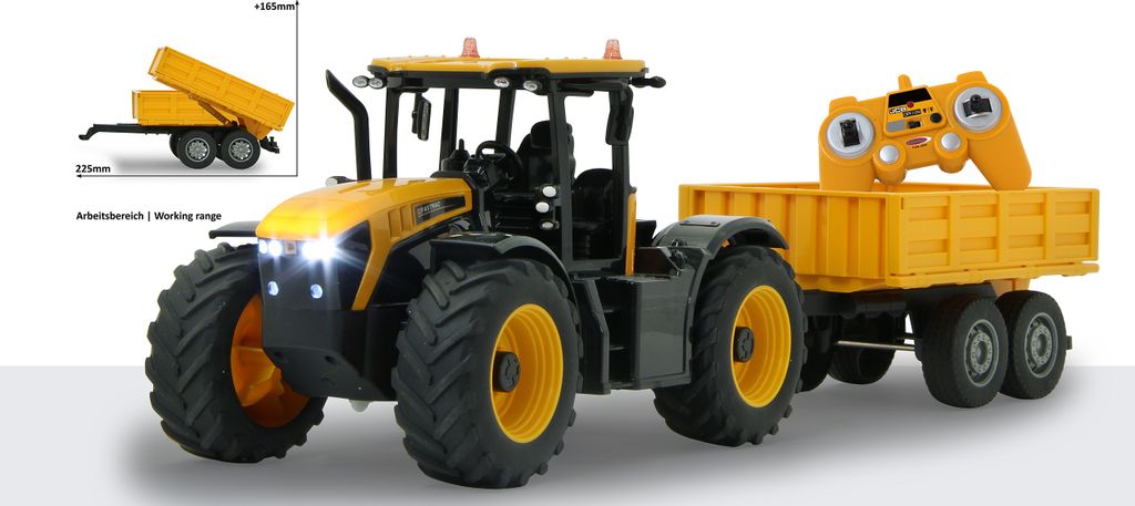 JCB Fastrac Traktor mit Kippanhänger 1:24 2,4GHz Produktbild 10