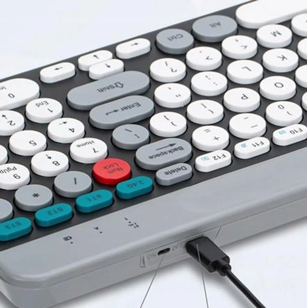 Ensemble clavier souris sans fil rechargeable Bluetooth pour bureau - 4