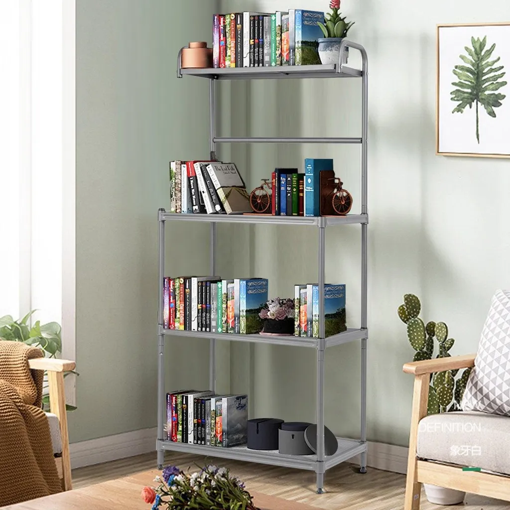 Étagère de rangement réglable 4 niveaux en acier pour micro-ondes Pro - 2