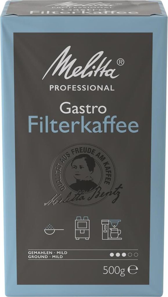 Caffè Melitta "Gastronomia R "stkaffee mild", macinato Immagine del prodotto 