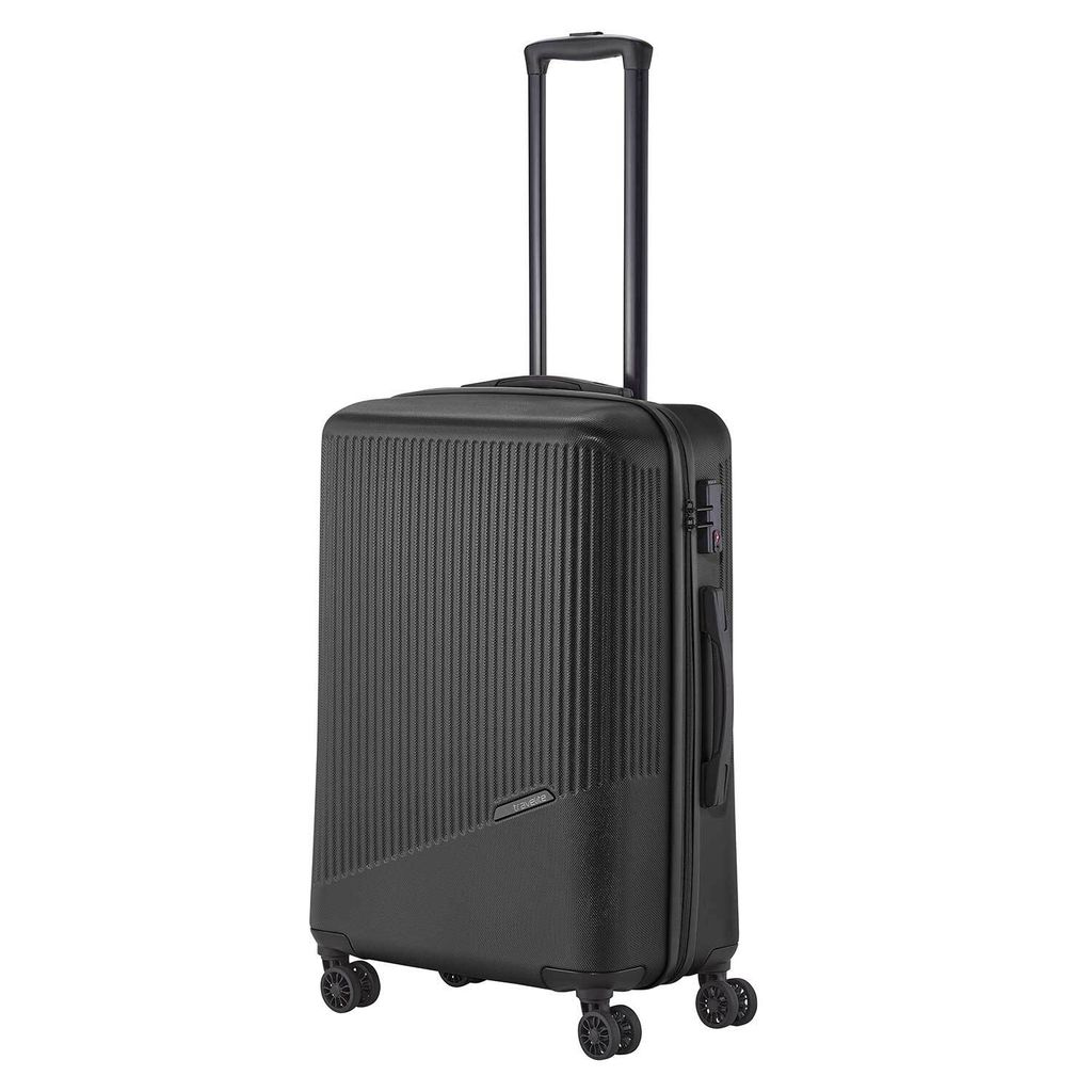 A black Travelite trolley is shown against a white background.