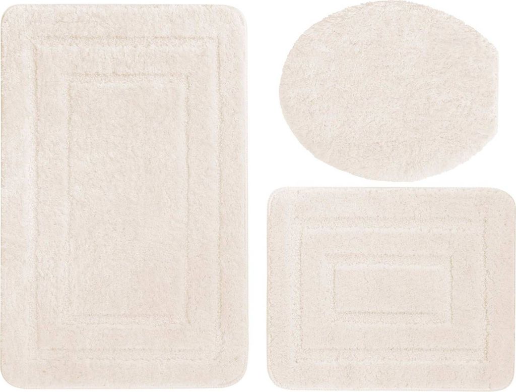 Dywaniki łazienkowe Alor Beige 3 szt. 3 sztuki: dywanik Zdjęcie produktu 