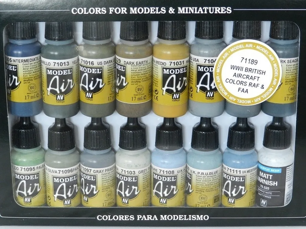 Vallejo Model Air 71.514 Peinture Acrylique Avions RAF & FAA WW2 17ml