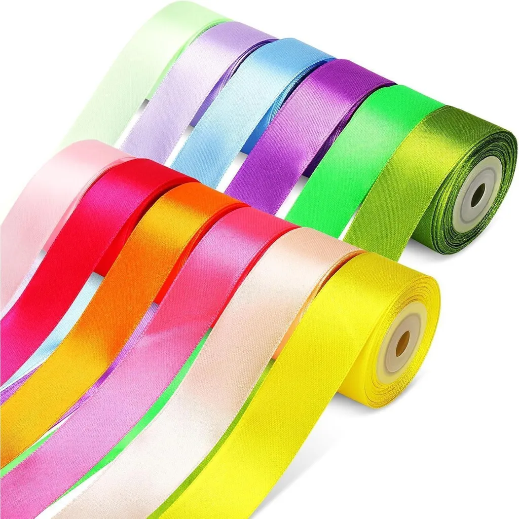 Set 12 Nastri Regalo Dooozy 25mm 10m - Ideale per Eventi e Nozze