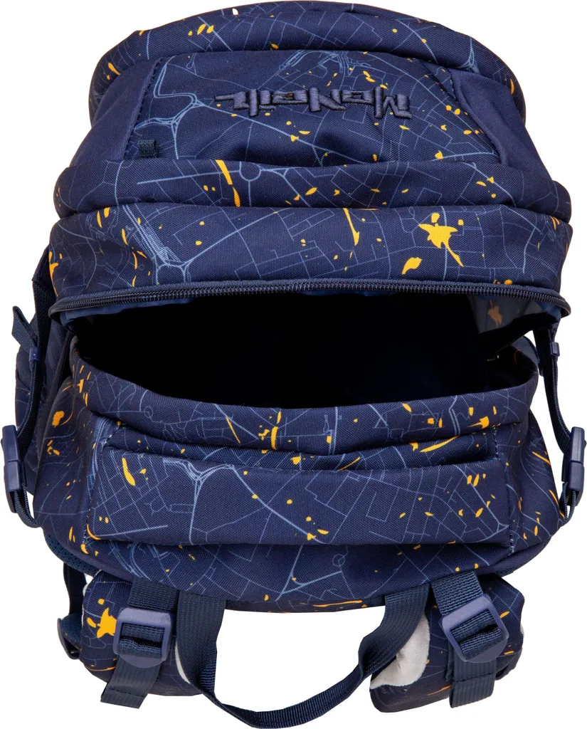 McNeill sac d'école Luca School Backpack Splash bleu marine ergonomique - 5