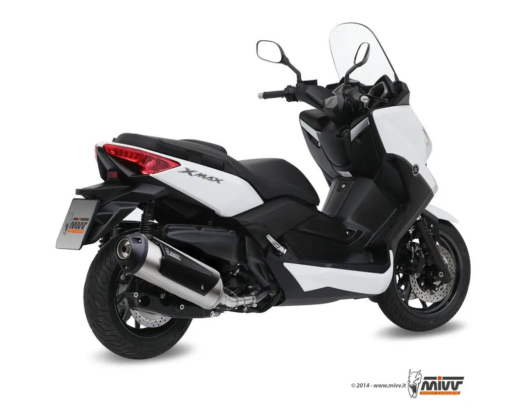Échappement MIVV Urban pour YAMAHA X-Max 400 : Finis le Poids et l'Inox