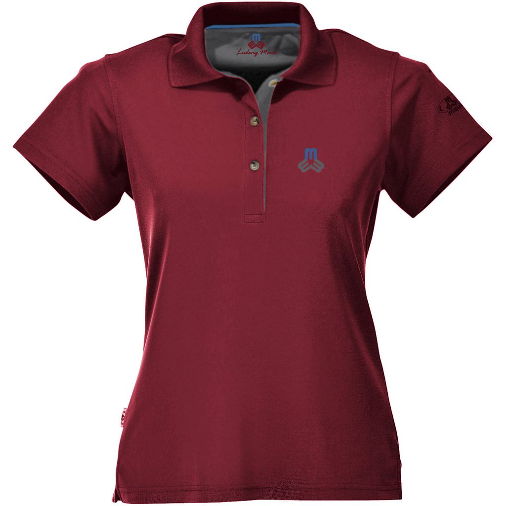 Aeschi Fresh - 1/2 Poloshirt red/dark grey (9308) 42