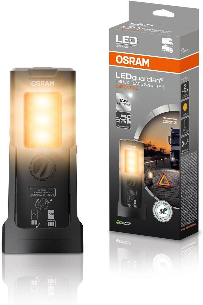 OSRAM LEDGuardian Truck Flare TA19 ESSENTIAL LED Warnleuchte