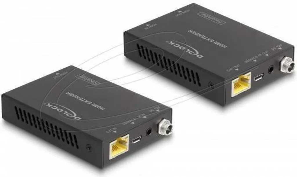 DELOCK Extendeur HDMI via Câble Cat.6 4K 60 Hz 50m - Réf 63319 Robuste