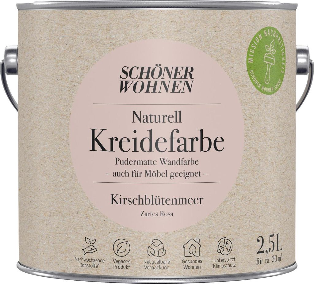 Schöner Wohnen Naturell Kreidefarbe 2,5 Ltr. Produktbild 