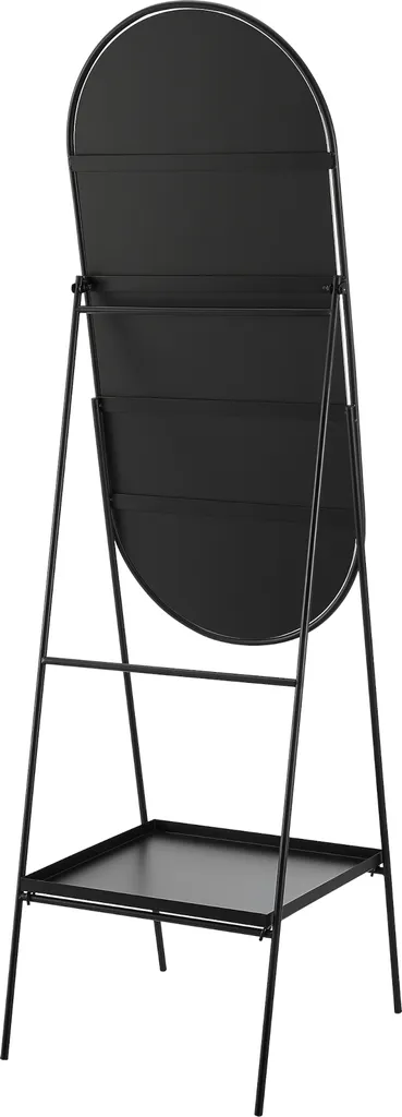 Miroir de sol Perano idéal pour dressing avec rangement accessoires - 7