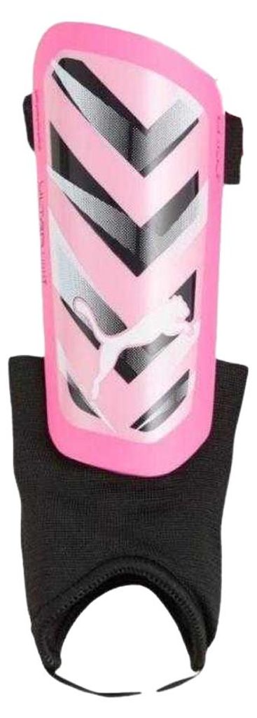 Puma - Herren/Damen Unisex Fußball-Schienbein- und Knöchelschoner "Ultra Light" PP4709 (XS, XS) (Schwarz/Pink/Pink)