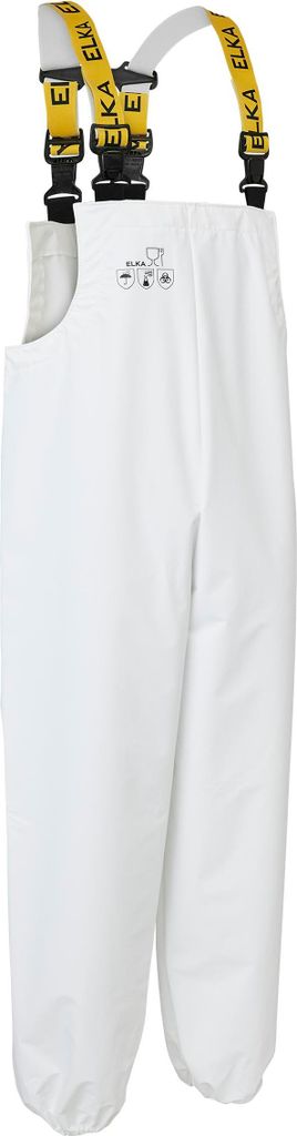 ELKA Lebensmittel PolyurethanWendbare Latzhose GG Weiss 4XL