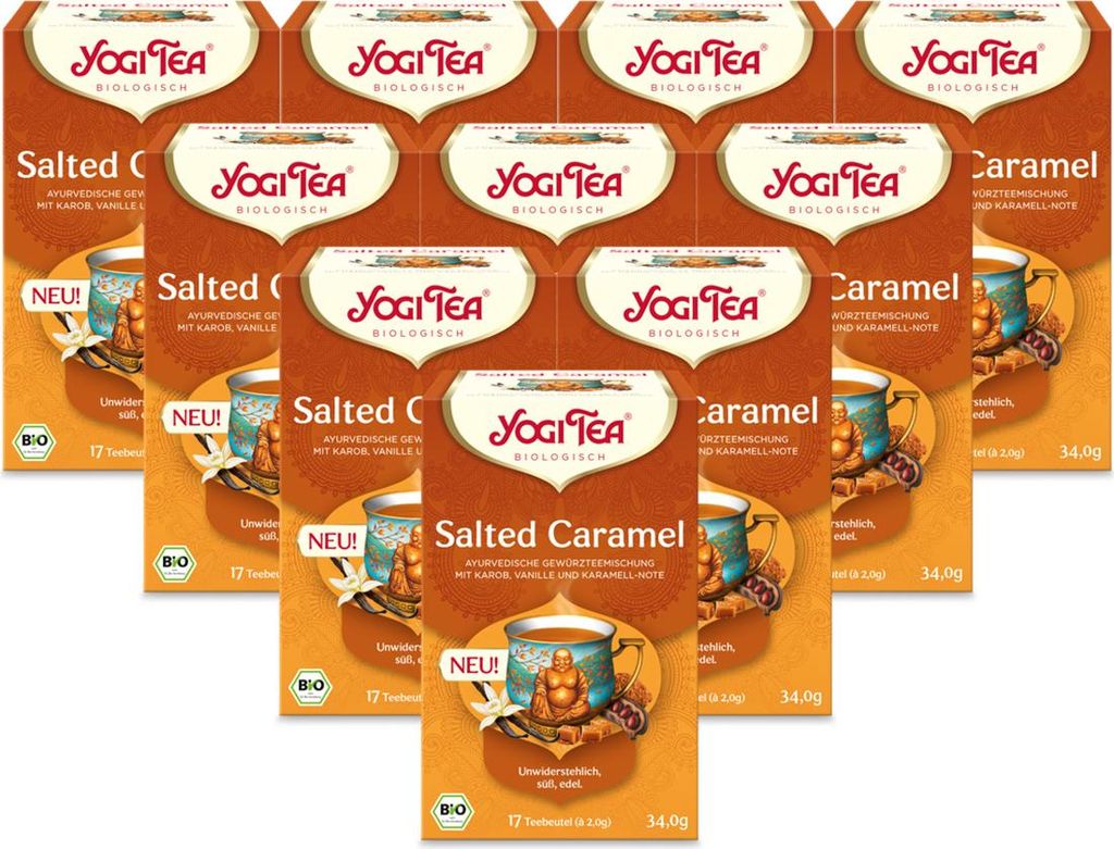 10 x YOGI TEA Salted Caramel  | 10 x 34g Produktbild 