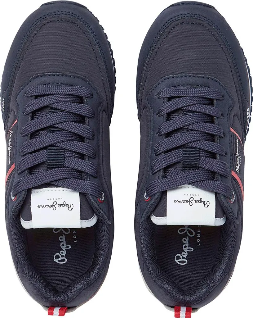 Pepe Jeans Dublin Clue Baskets Bleu Taille 40 pour Garçon en Toile - 4