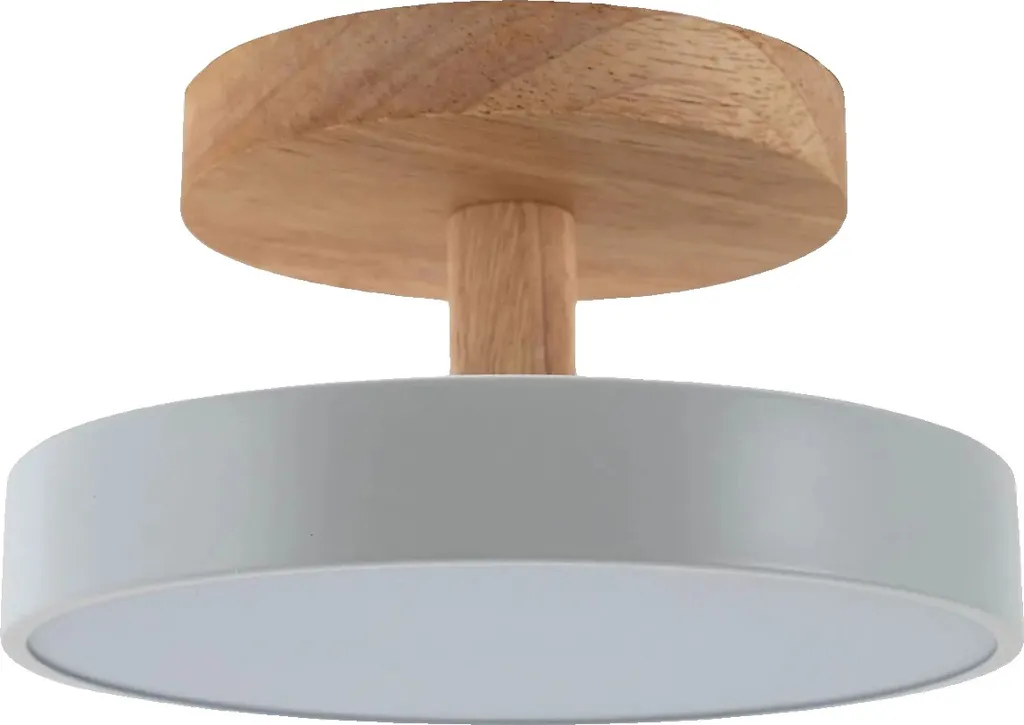 Plafonnier design moderne rond marron à luminosité réglable Ø40cm