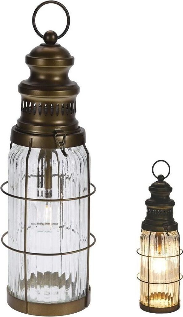 Lampa LED w formie latarni zapewniająca przytulną atmosferę Zdjęcie produktu 