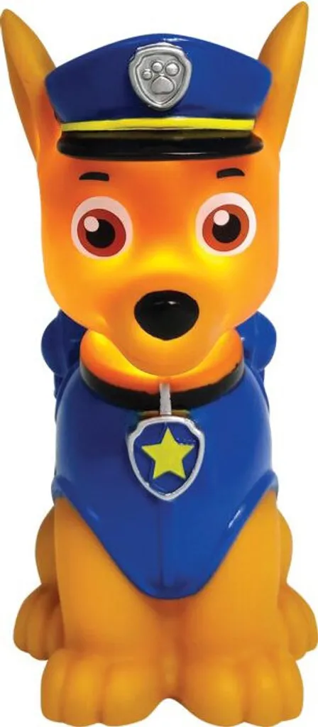 Regalo Bambini: Luce Notturna Paw Patrol Chase 13cm LED Portatile