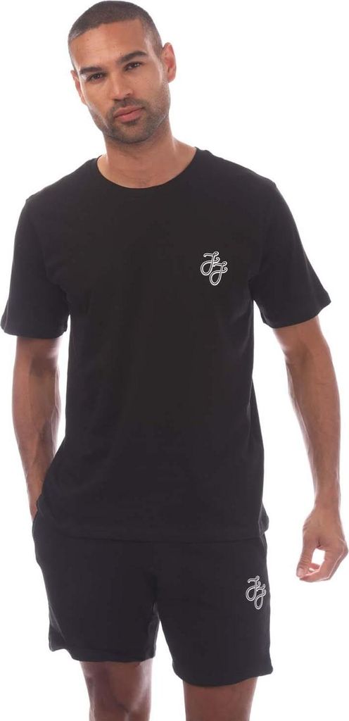 Jack And Jones - "Tag" T-Shirt und Shorts für Herren GT6254 (M) (Schwarz)