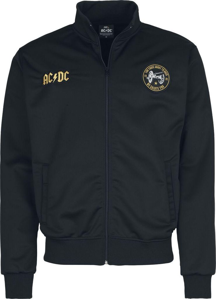 AC/DC Trainingsjacke Herren Soccer Trackjacket schwarz XL