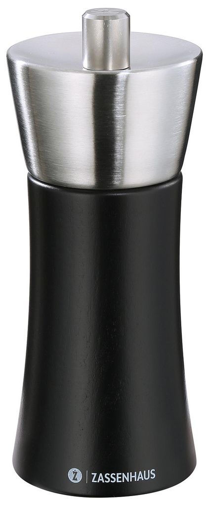 Zassenhaus Pfeffermühle Augsburg Buchenholz Schwarz 14 cm