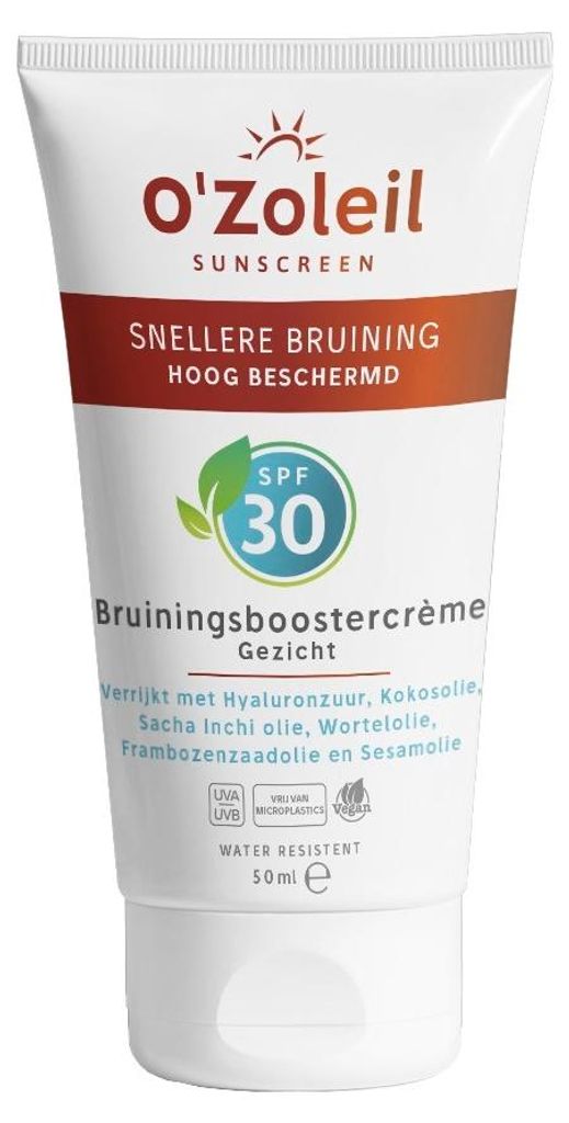 O'Zoleil Bräunungsbooster-Creme für das Gesicht LSF 30 (50 ml)