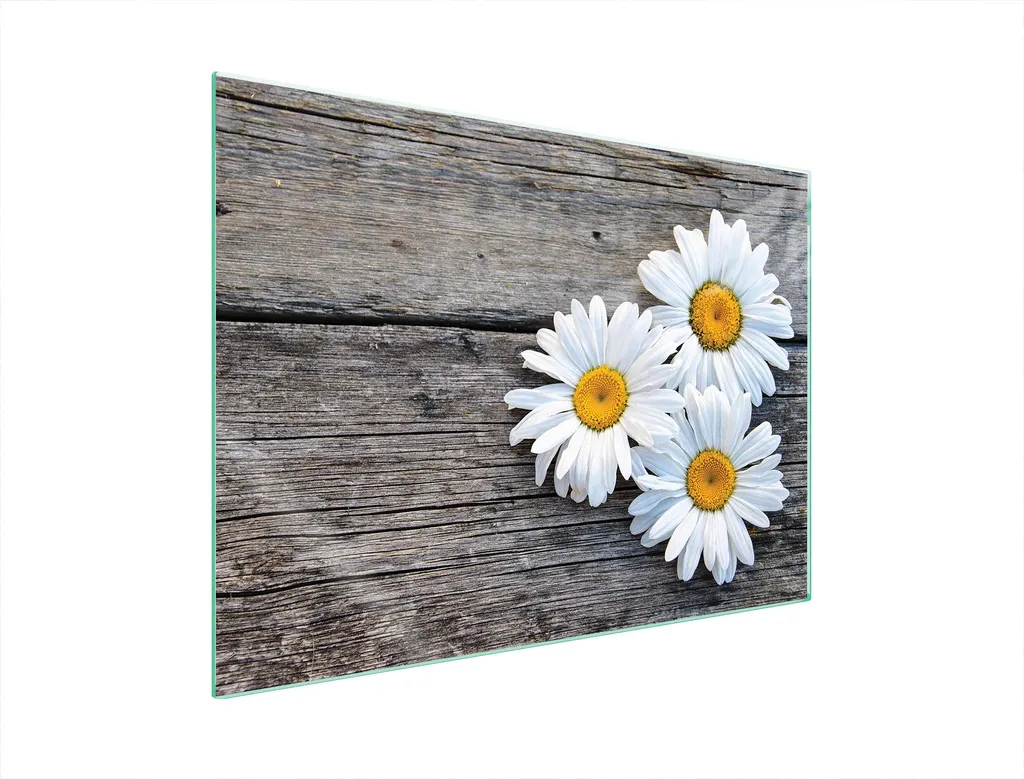 Tagliere Gigante Vetro 70x52 Daisy - Protezione Piano Cottura Universale