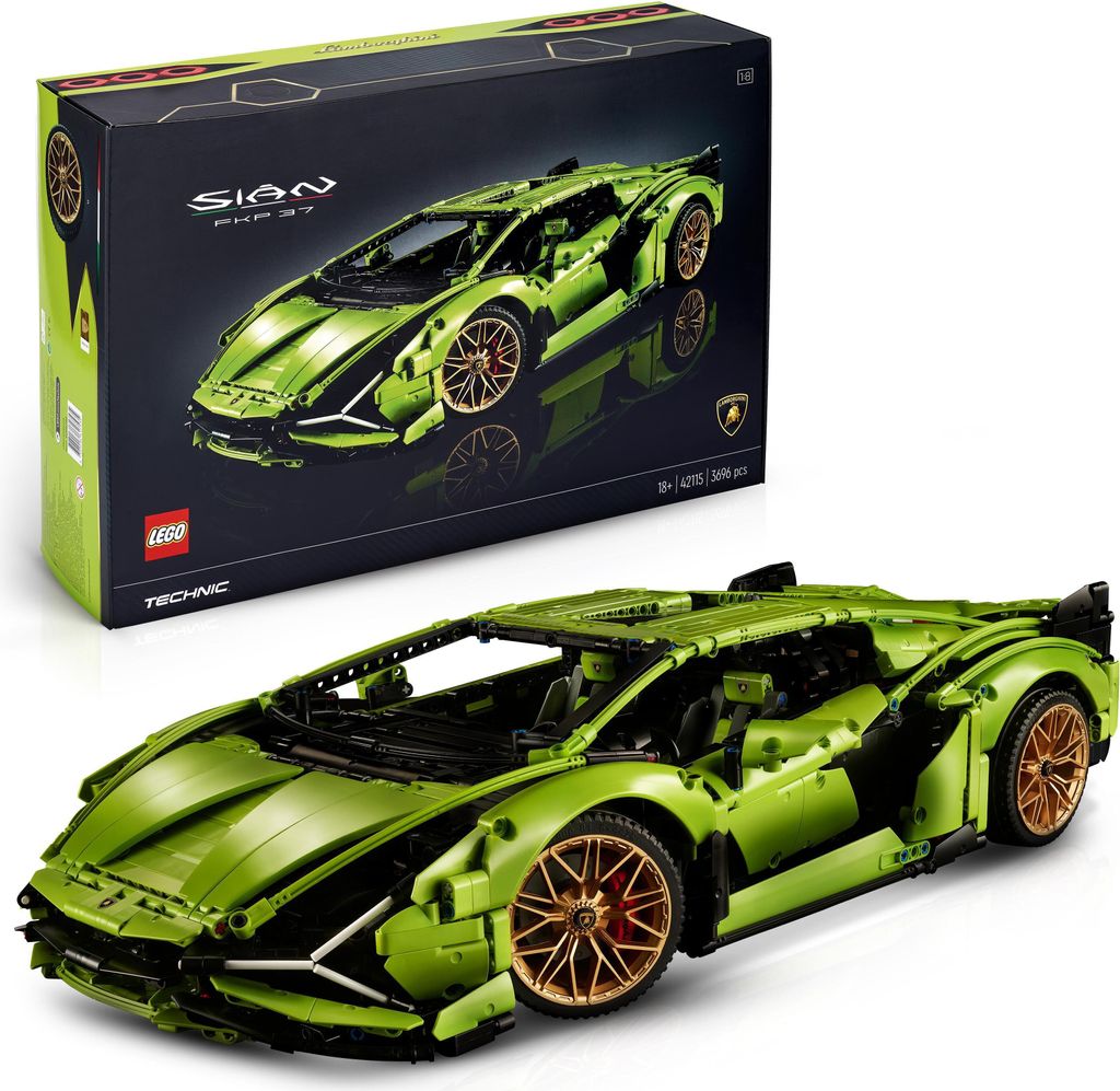 LEGO Technic Lamborghini Sián FKP 37 Rennauto, Produktbild 