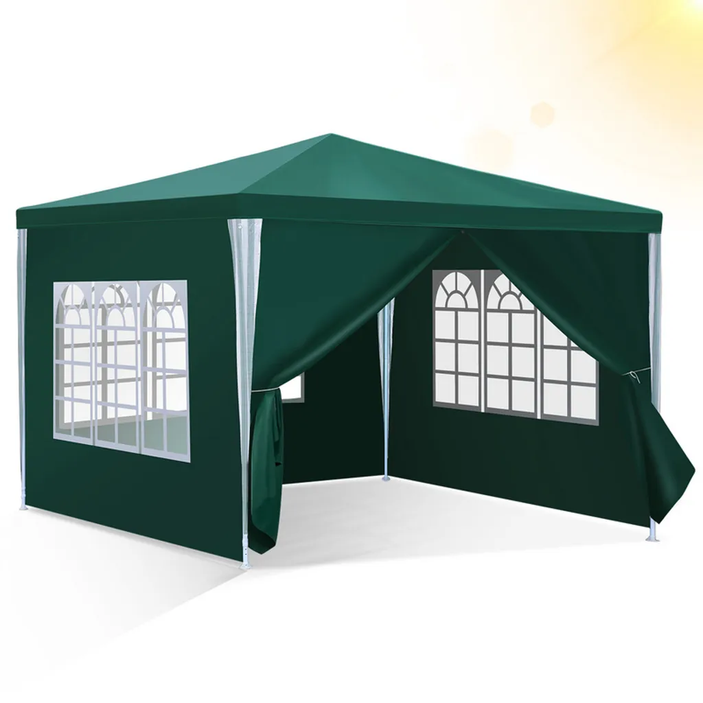 Tenda Eventi 3x3 TolleTour Verde - Gazebo Professionale Stabile