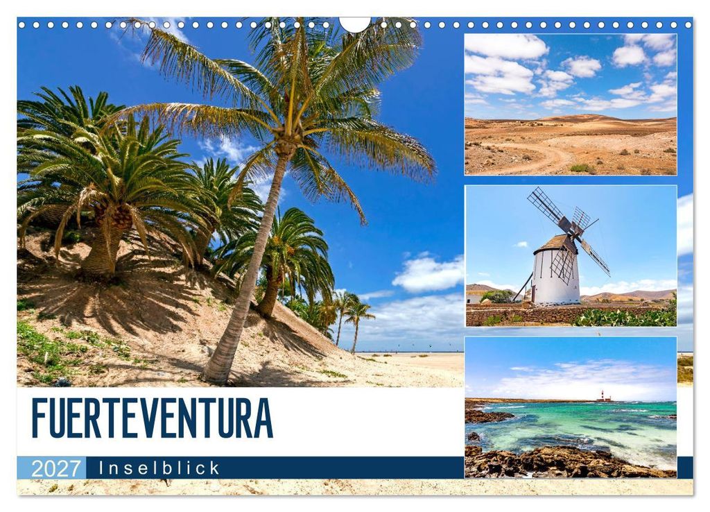 FUERTEVENTURA - Inselblick (Wandkalender 2027 DIN A3 quer), CALVENDO Monatskalender