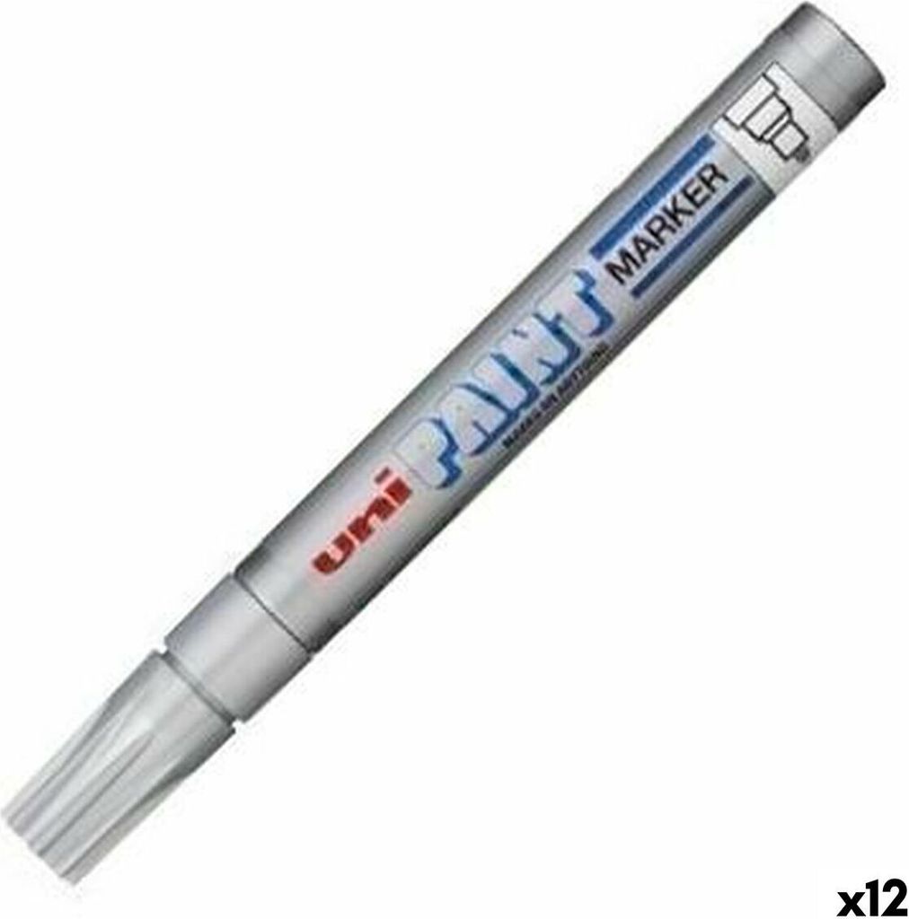 Dauermarker Uni-Ball PX-20 Silberfarben 2,8 mm (12 Stück)