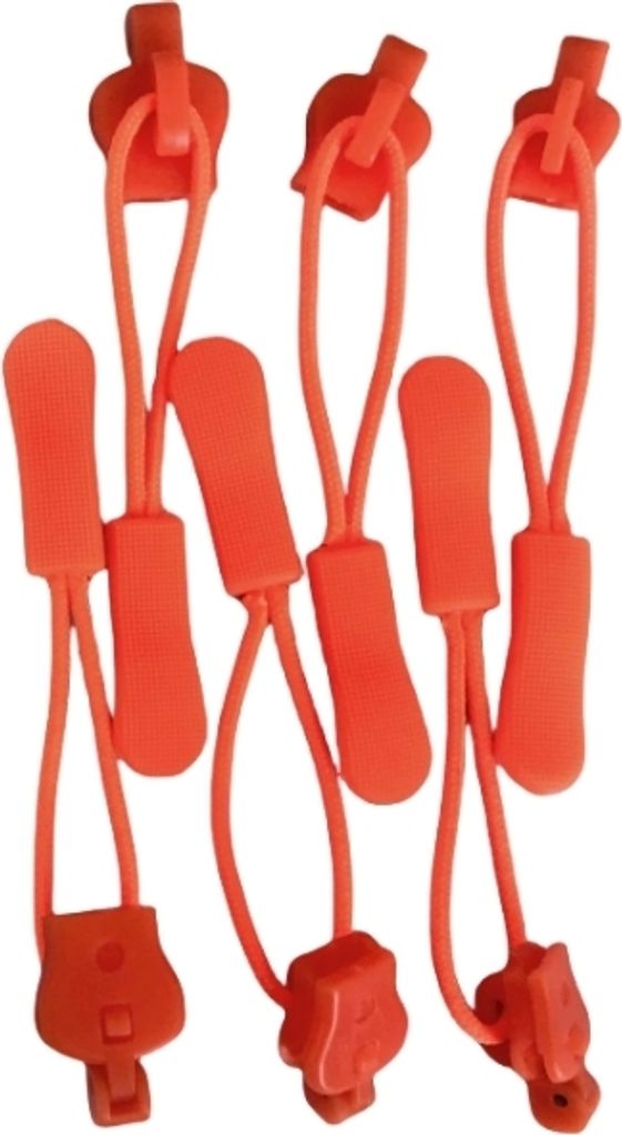 INF Universal-Reißverschluss-Reparaturset, 6er-Pack Orange